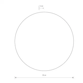 Настенный декоративный светильник Ring Led