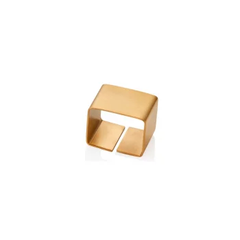 Кольцо для салфеток, матовое золото