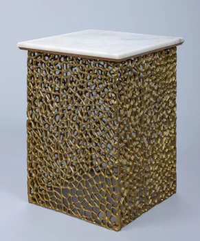 Комплект из двух столиков Eman 38X38X49 / 33X33X44 CM