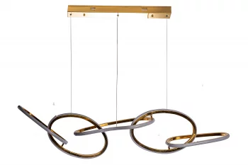 Подвесная люстра Flow золото 28X120 CM