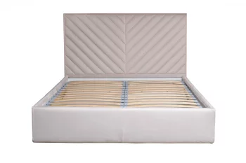 Кровать Milano Basic с подъемным механизмом, велюр, бежевый Colt002 173X220X125 CM