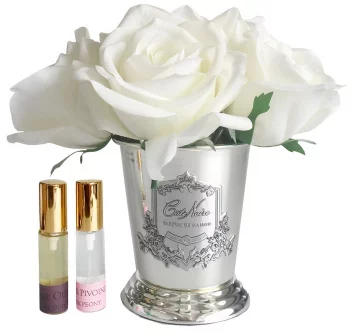 Букет роз ароматизированный Rose Bouquet Ivory White 17X17X21 CM