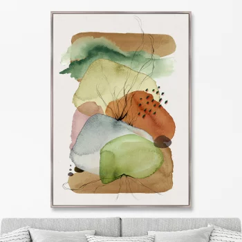 Репродукция на холсте Rain cloud over mountain 75X105 CM