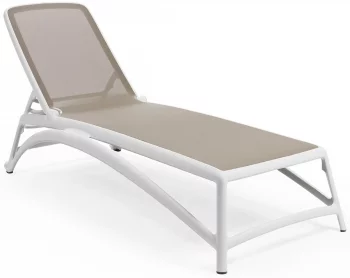 Шезлонг-лежак пластиковый Atlantico 172-204X70X35 CM
