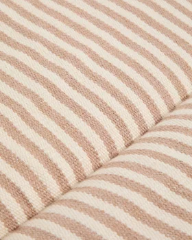 Бежевый полосатый матрас для шезлонга Dirome из 100% PET 50X175 CM