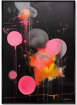 Набор из двух постеров на холсте Universe planetary motion 75X105 / 75X105 CM