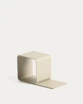 Бежевый железный держатель для книг Mistra 18X8X10 CM