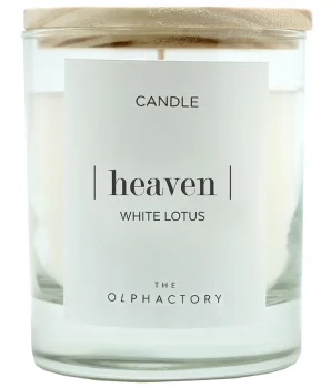 Свеча ароматическая the Olphactory Heaven white Lotus 40 часов горения