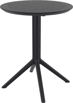 Стол пластиковый Sky 60X60X74 CM чёрный