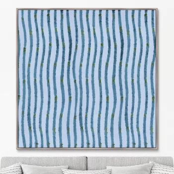 Постер Vintage print of Japanese textile 105X105 CM