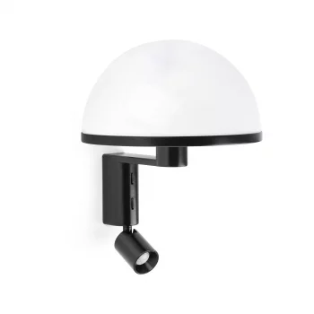 Настенный светильник DOME черный 23,3X25,3X24,8 CM
