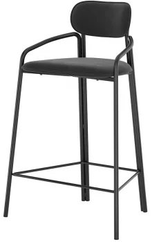 Стул полубарный Ror 60X51X88 CM чёрный