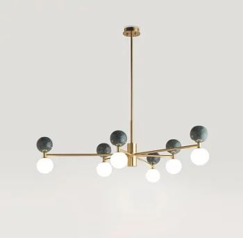 Подвесная люстра Dalt 6L 120X120X300 CM