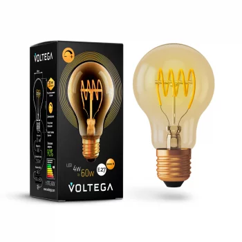 Светодиодная лампа Voltega Loft LED Груша 4Вт (≈60Вт) 2000K