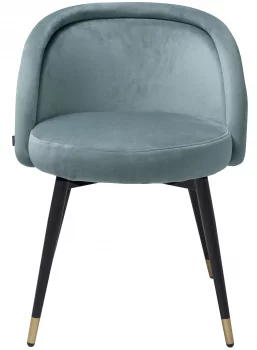 Комплект из двух стульев Chloe 58X58X77 / 58X58X77 CM голубого цвета