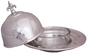 Ёмкость для икры из посеребрённого никеля Avallon Ø14 CM