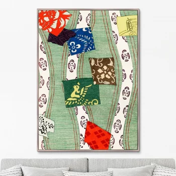 Постер Illustration of Japanese motifs 75X105 CM