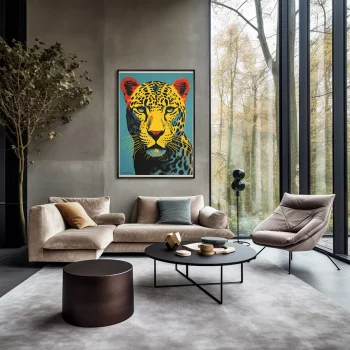 Постер на холсте The Kitty 75X105 CM