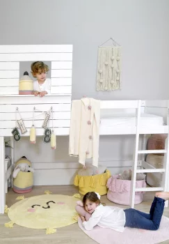 Круглый хлопковый ковёр Sweet and Cozy Ø100 CM