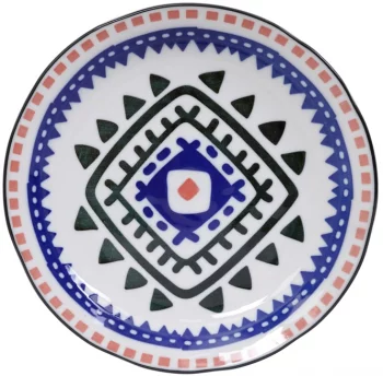 Тарелка Ethnic Black Blue Ø24 CM