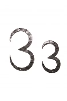 Кованая цифра "3" 15 CM