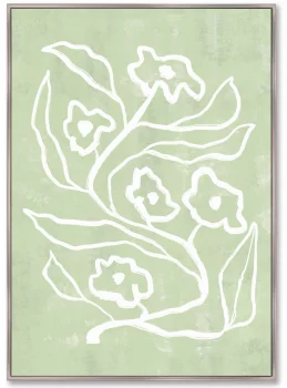 Репродукция на холсте Branches in color No2 75X105 CM