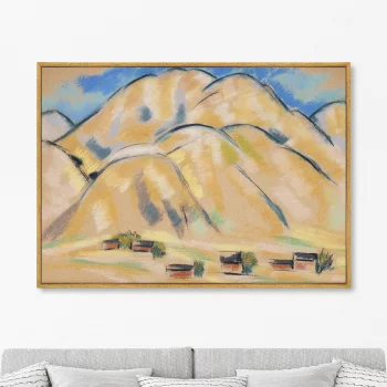 Репродукция картины на холсте New Mexico Hills 105X75 CM