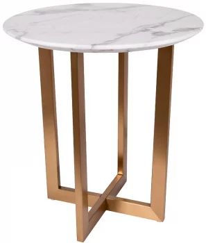 Столик боковой Pearl White 55X55X57 CM