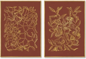 Диптих на холсте The Medieval period 75X105 / 75X105 CM