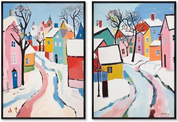Набор из двух постеров на холсте Spring is in the air 75X105 / 75X105 CM