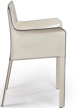 Стул с подлокотниками Barrie 63X52X82 CM бежевый