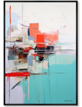 Постер на холсте Harbor Etudes 75X105 CM