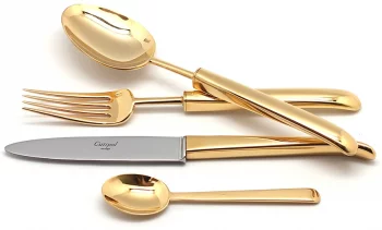 Столовые приборы Carre Gold 72 предмета