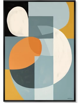 Постер на холсте Spatial form of colors 75X105 CM