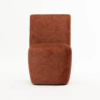 Стул Комо терракотовая ткань микровелюр букле 52X60X82 CM