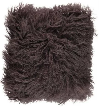 Подушка из меха тибетской козы Tibetan 40X40 CM Taupe
