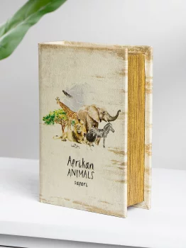 Шкатулка в виде книги Animals 14X5X20 CM