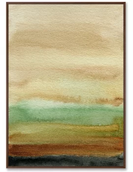 Репродукция на холсте When the sun went down 75X105 CM