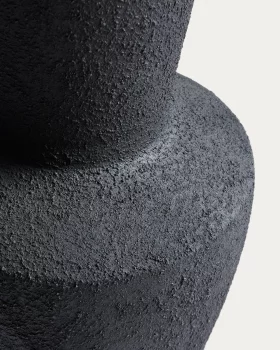 Черная терракотовая ваза Nerun 24X24X46 CM