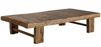 Журнальный столик из тика Kerp 200X100X38 CM