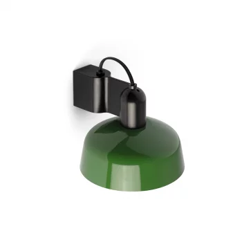 Зеленый металлический настенный светильник Tatawin 14X15.5 CM