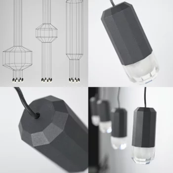 Подвесной светильник Via Wireflow Polyhedral