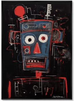 Набор из двух постеров на холсте Robots the joy of being 75X105 / 75X105 CM