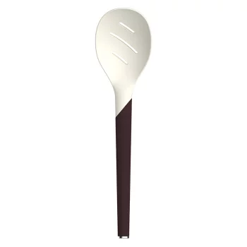 Шумовка smartchef, 31 см, бежевая/бордовая