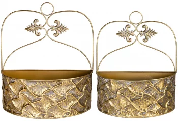 Набор из двух кашпо Costas 41X21X48 / 35X18X44 CM