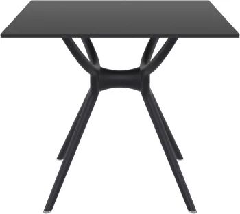 Стол пластиковый Air 80X80X74 CM чёрный