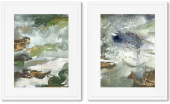 Диптих Storm over the river 42X52 / 42X52 CM