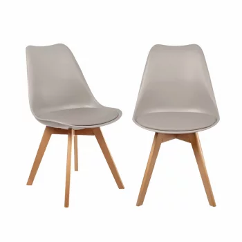 Комплект из 2 стульев Eames Bon латте 49X54X84 CM