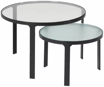 Комплект из двух столиков Oni 50X50X33 / 70X70X43 CM