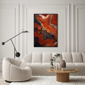 Постер на холсте Stone color Palettes and Shapes 75X105 CM
